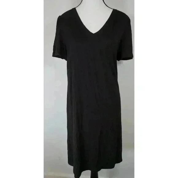 Time and Tru V-Neck Nighty Dress with Short Sleeves, Size S (4-6) - Picture 1 of 14